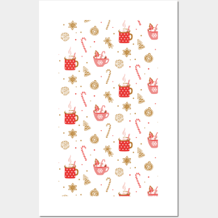 Christmas Pattern Posters and Art